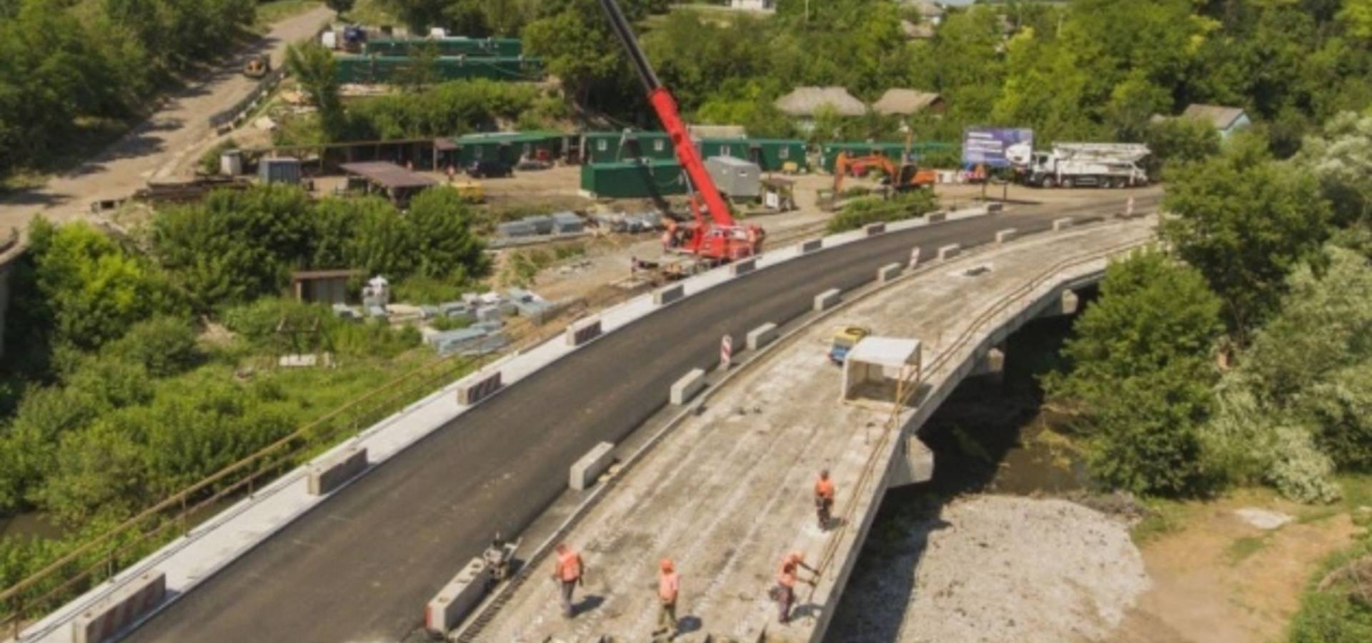 Ямпільський міст на Молдову успішно будується