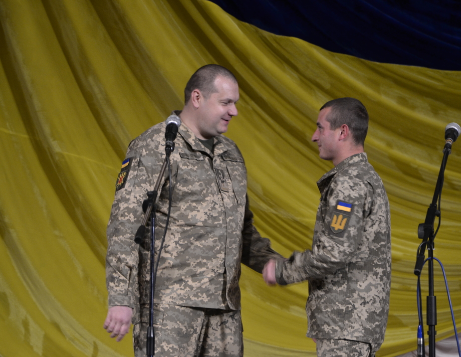 У Хмільнику привітали захисників України