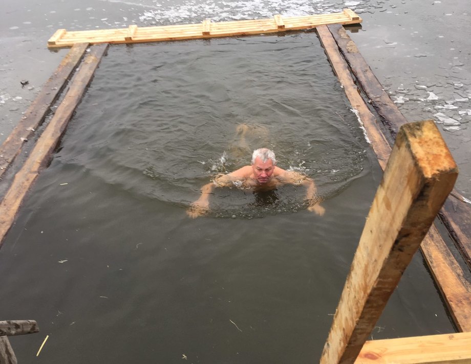 В Качанівці на Вінниччині відбувся заплив "моржів" 