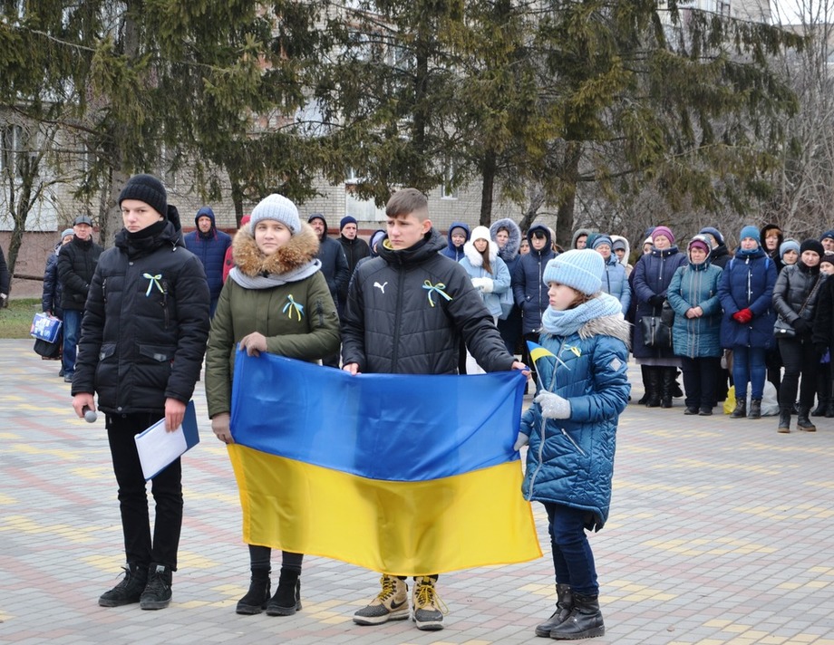 День Соборності України  відзначили у Хмільнику на Вінниччині 