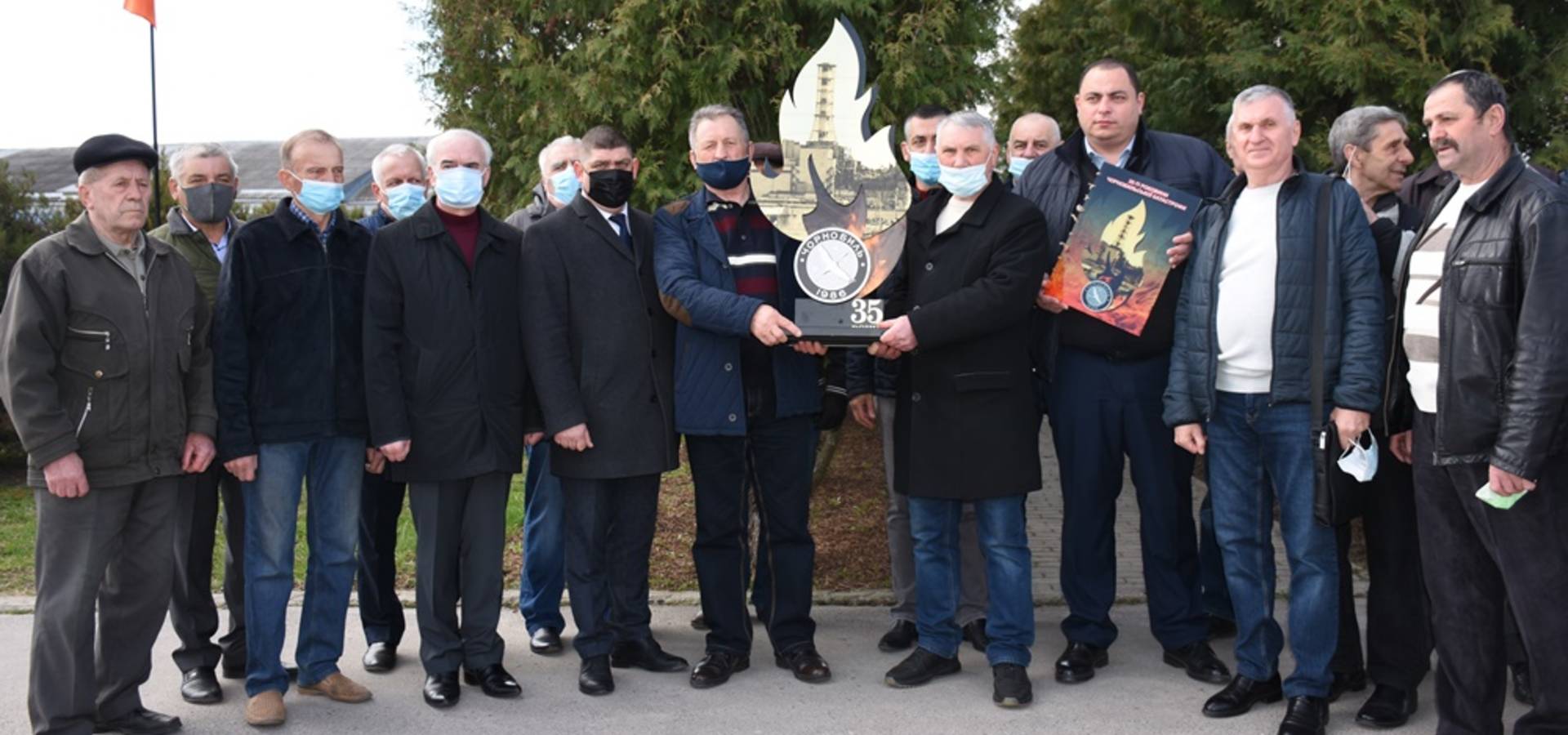 Хмільничани прийняли естафету пам'яті "Чорнобильська трагедія: подвиг, пам'ять, майбутнє"