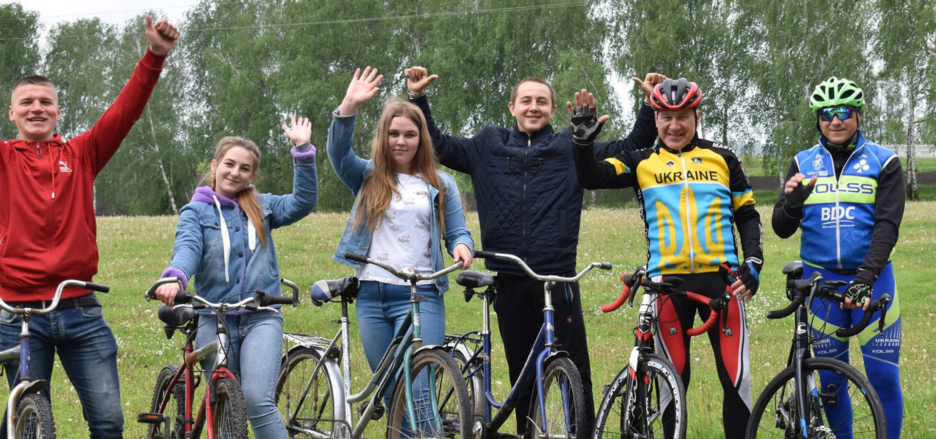 Велопробіг до Дня Європи влаштували в Качанівці на Вінниччині