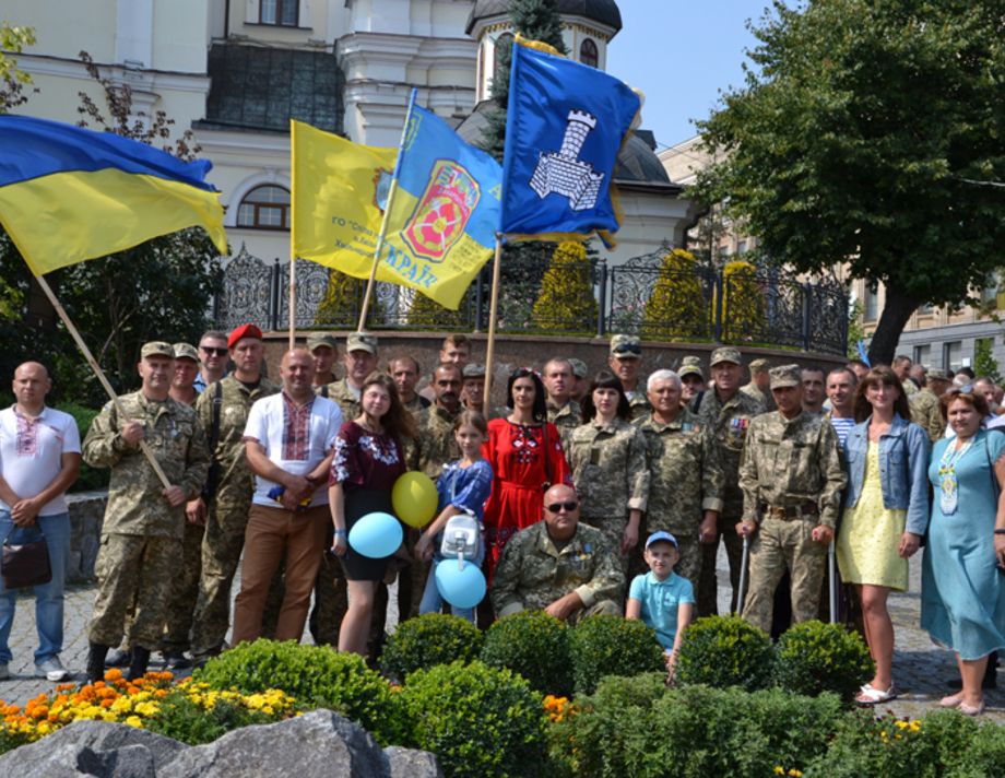Марш захисників України у Вінниці. Україна святкує 30-річчя незалежності