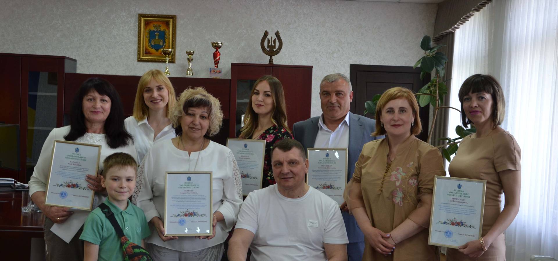 Шестеро журналістів у Хмільнику отримали подяки від міського голови