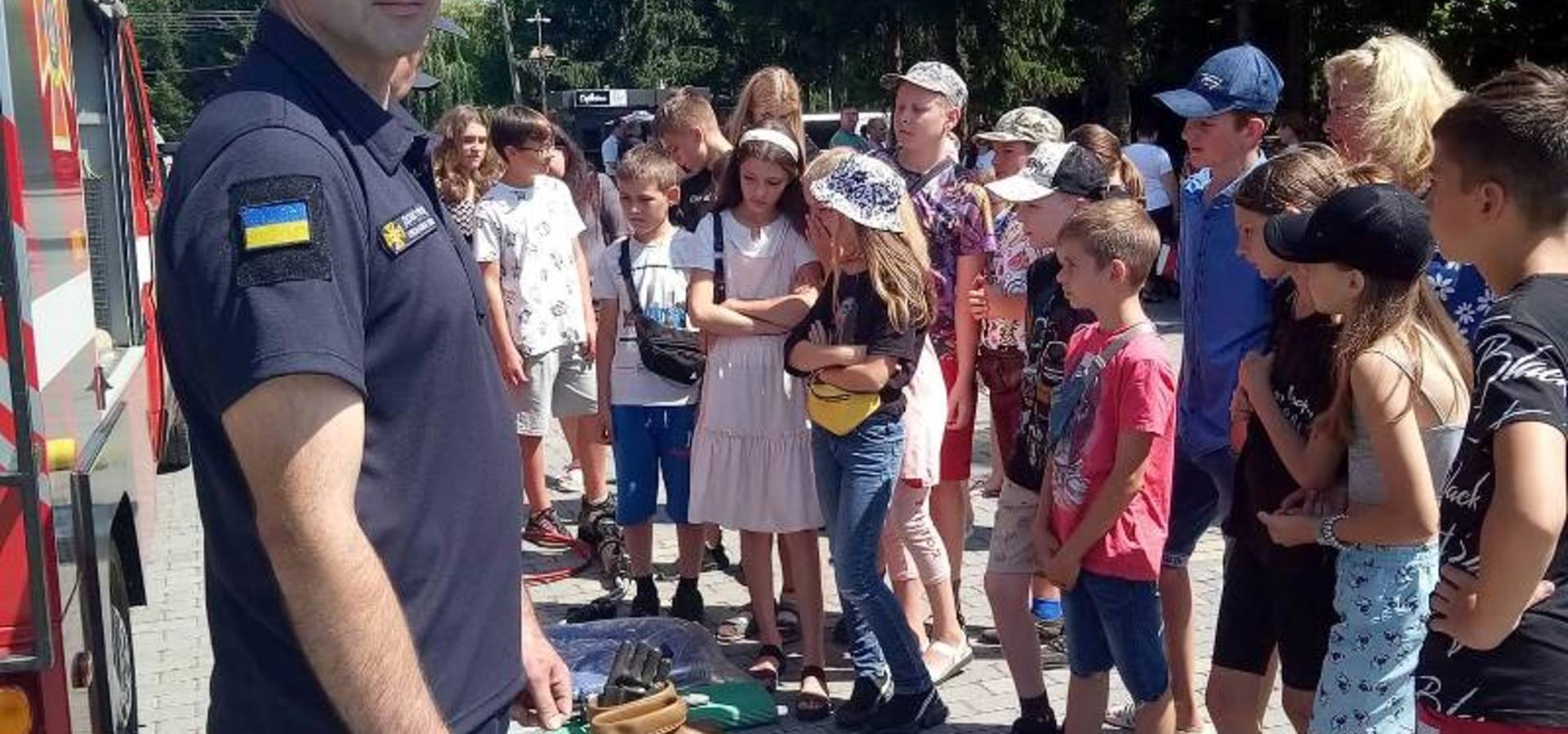 У парку імені Шевченка в Хмільнику дітей навчили основам безпеки життєдіяльності