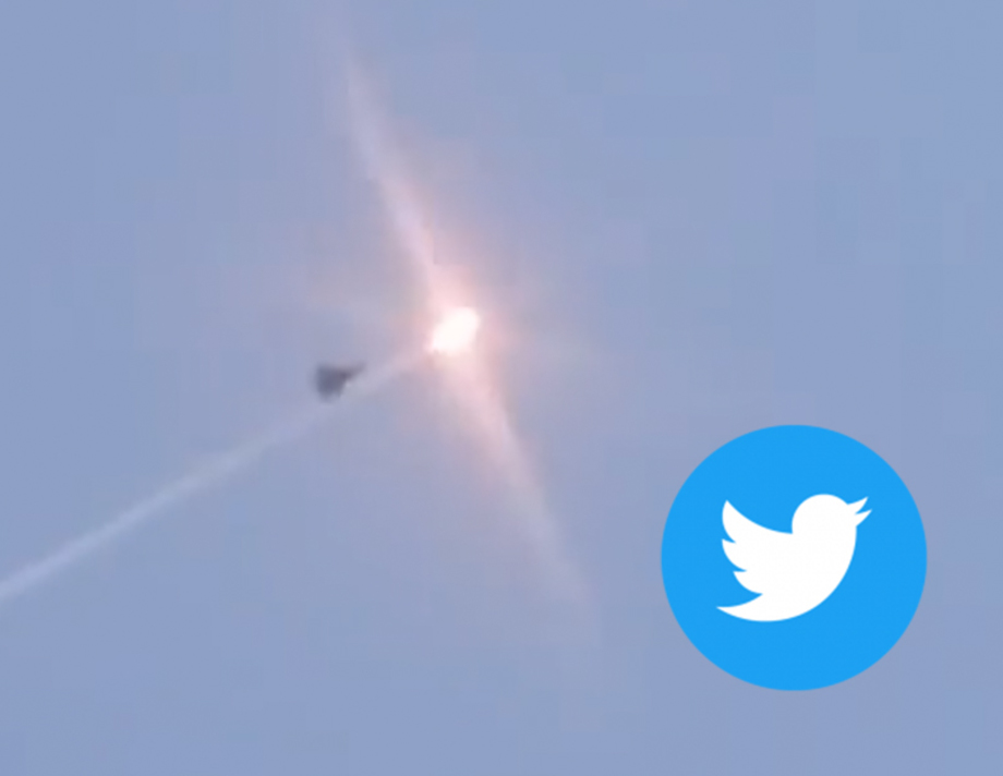 У twitter зʼявилося відео, як на Вінниччині винищувач збиває ворожий дрон "шахід"