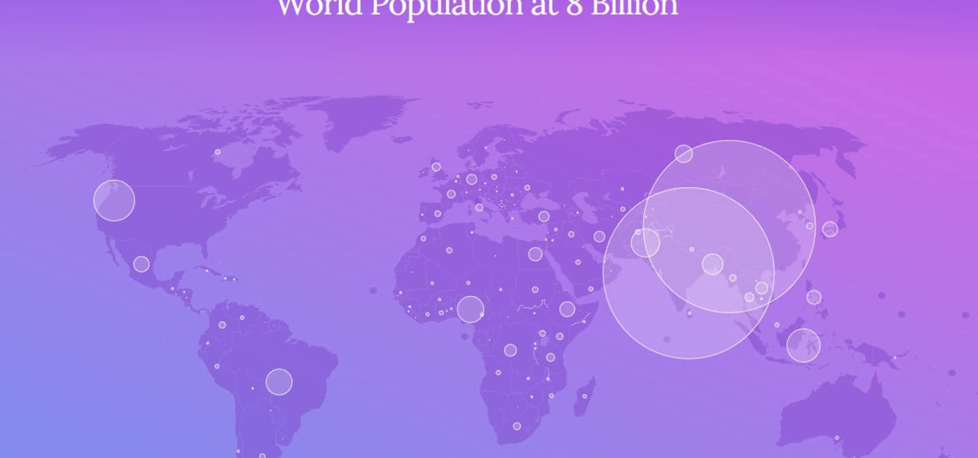 Чисельність населення Землі досягла 8 мільярдів людей