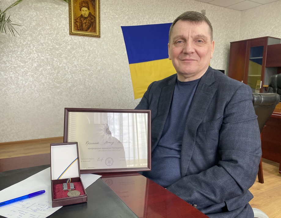 Хмільницького міського голову Миколу Юрчишина нагороджено відзнакою Президента України