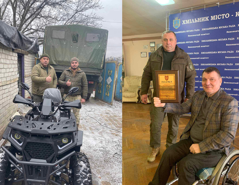 Мужні воїни Окремої президентської бригади подякували Миколі Юрчишину за врятовані життя їх побратимів