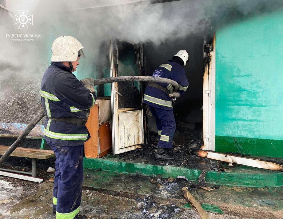 Сьогодні у селі Війтівці Хмільницького району спалахнула пожежа