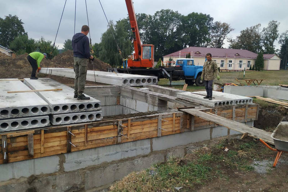 В школі у Черепашинцях Хмільницького району будують укриття