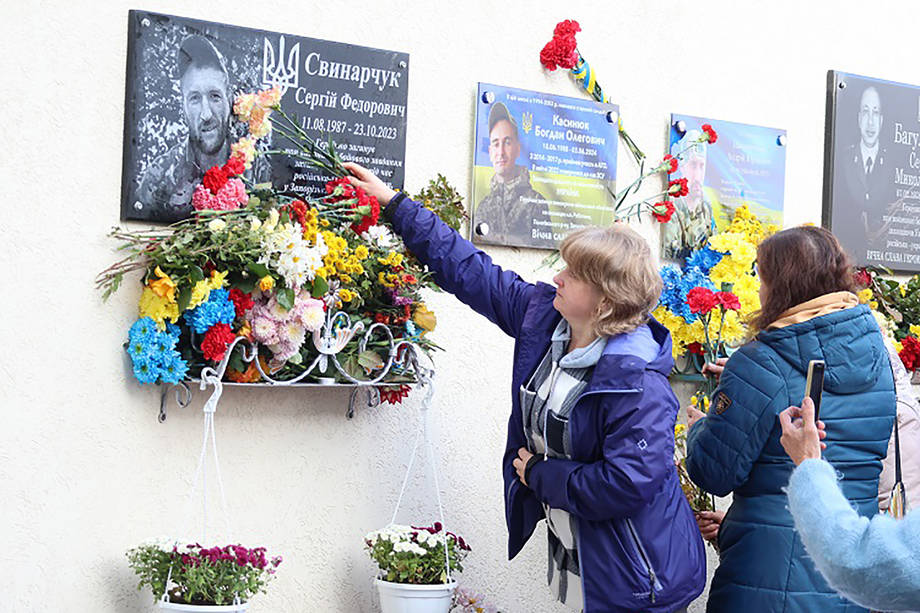 У Сальнику відкрили меморіальні дошки двом загиблим землякам