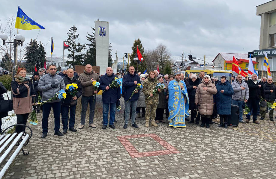 Ходою єдності у Хмільнику відзначили День Гідності та Свободи