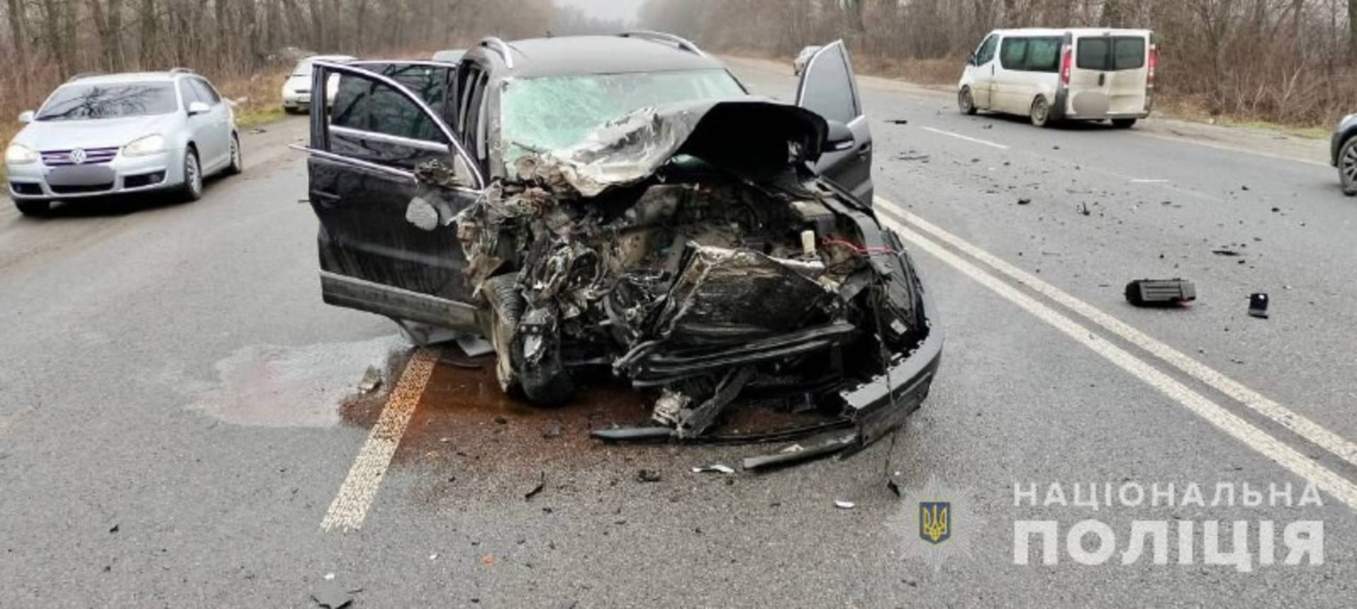 В Хмільницькому районі сталася ДТП, в якій є один загиблий та четверо травмованих 