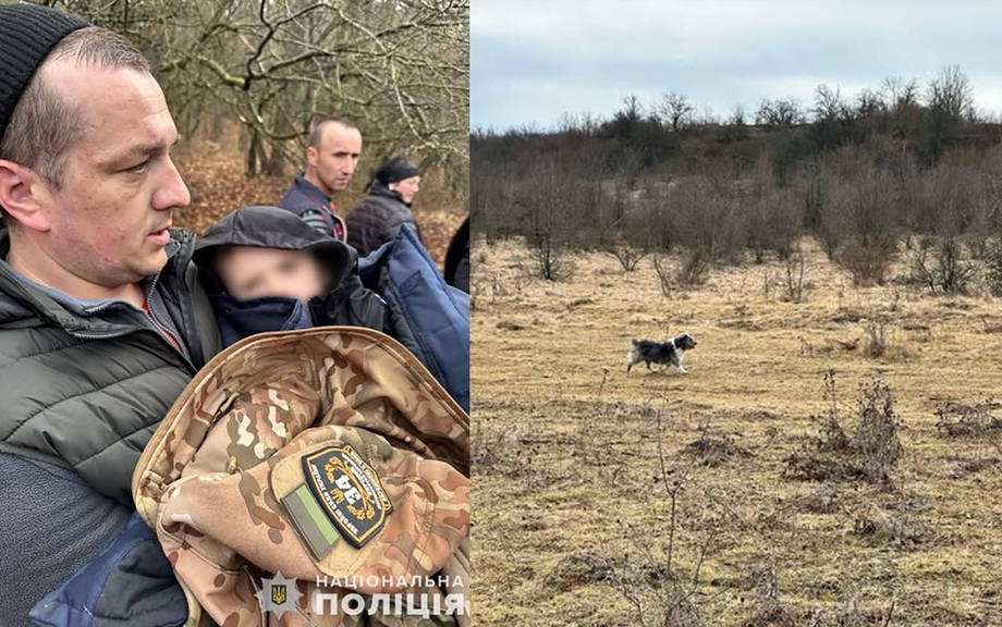 На Вінниччині пес врятував трирічного хлопчика від переохолодження