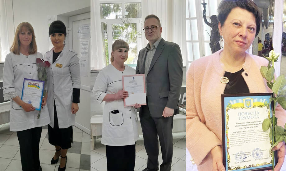 Медичним сестрам Хмільника вручили заслужені відзнаки