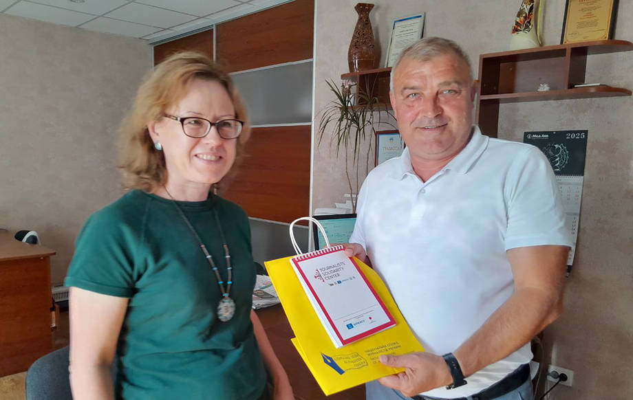 Редакцію газети "Життєві обрії" у Хмільнику відвідали поважні гості