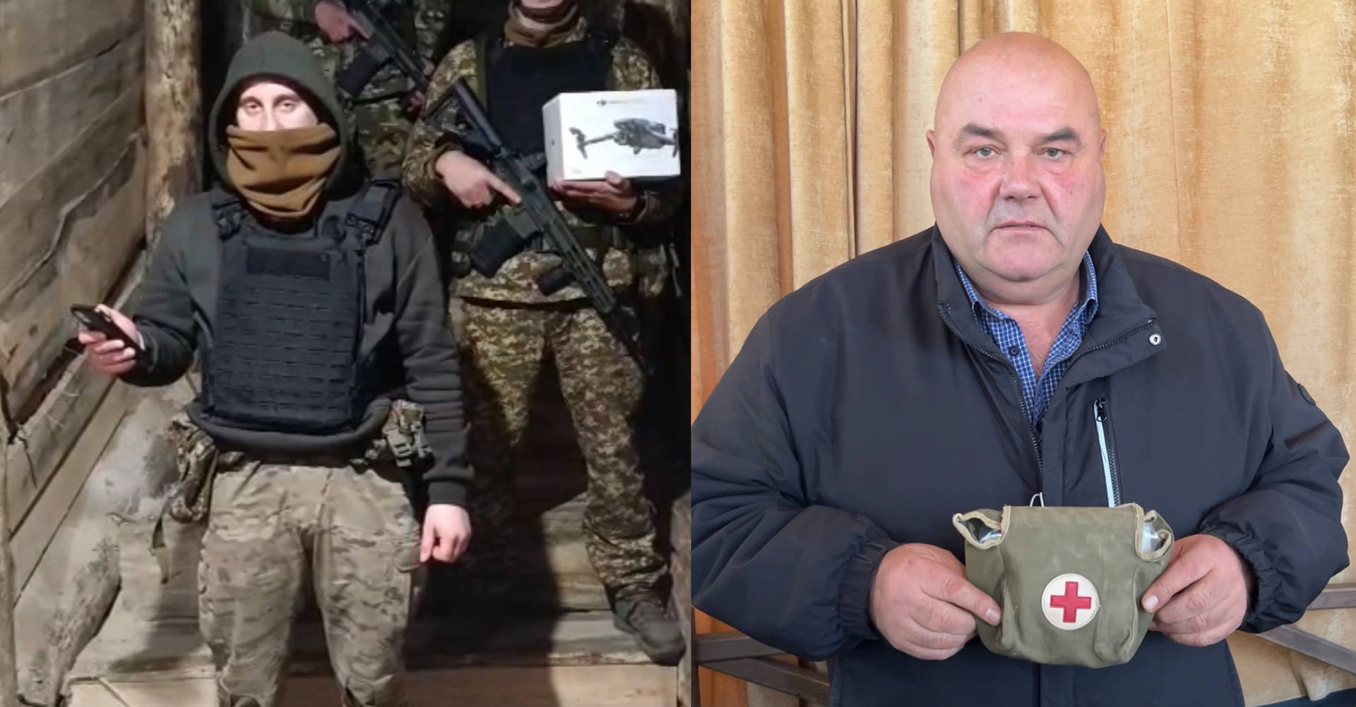 Волонтер Іван Плотиця отримав подяку та "трофей" від нацгвардійця "Дельти" з фронту