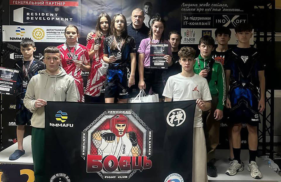Спортсмени з Хмільника стали призерами престижного турніру “Lamberg Fight Cup-2025” у Львові