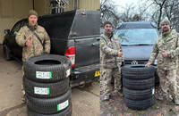 Аграрій із села Сьомаки Хмільницької громади купив та передав українським штурмовикам зимову гуму