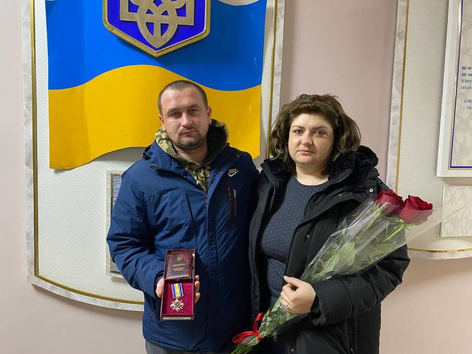 Захисника України Олександра Комолова із Качанівки нагороджено Орденом "За мужність" ІІІ ступеня