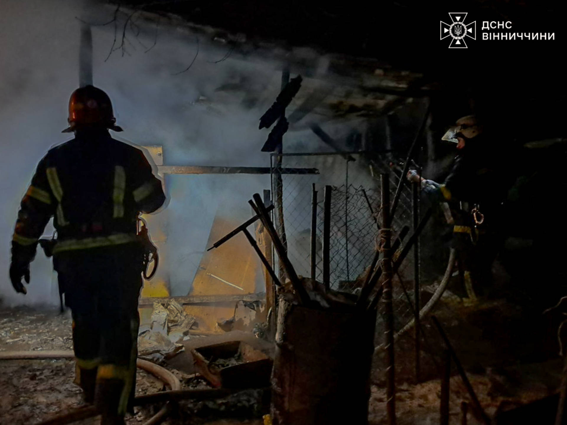 У селі Скаржинці Уланівської громади горіла зерносушарка