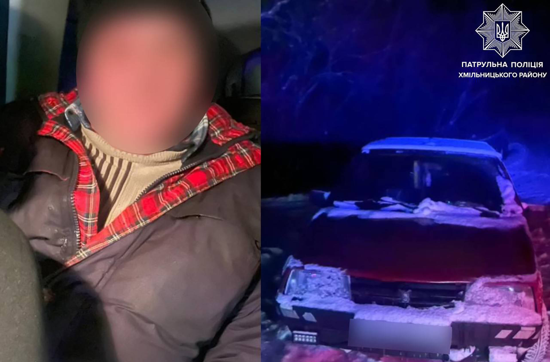  В селі Березна Хмільницької громади патрульні виявили нетверезого водія