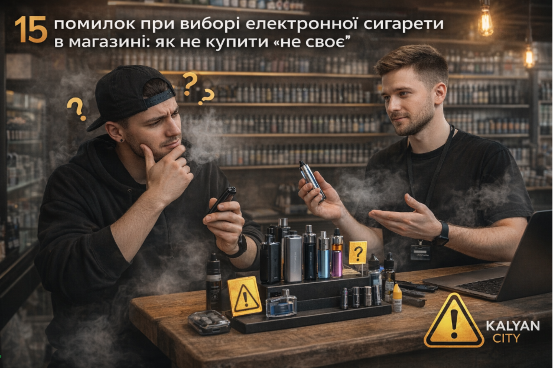 15 помилок при виборі електронної сигарети в магазині: як не купити "не своє"