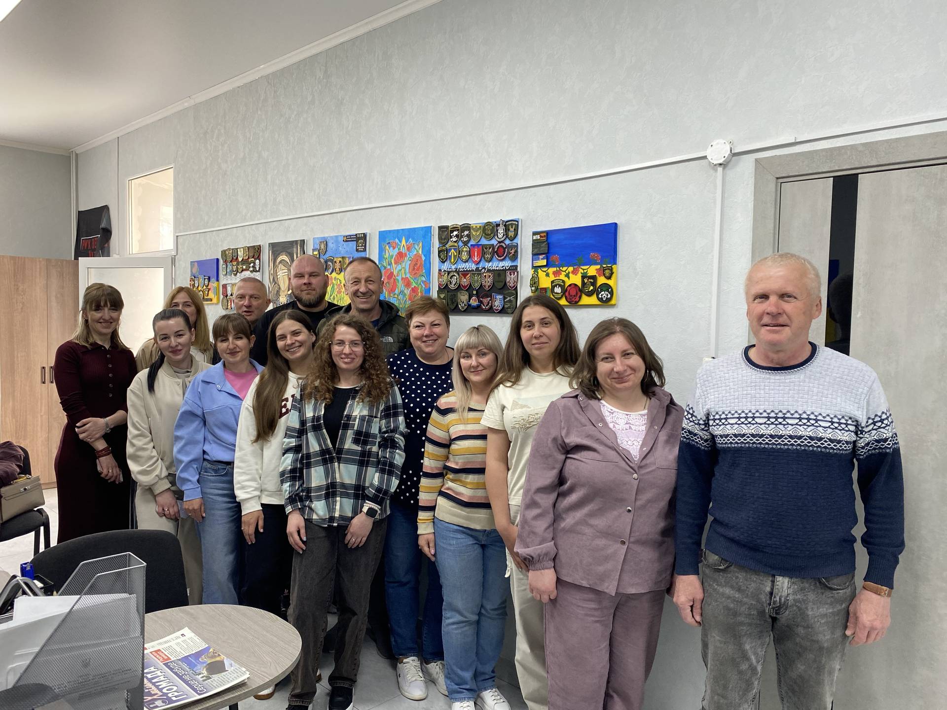 Ветеранський простір у Хмільнику відвідали фахівці зі Жмеринки, щоб перейняти досвід роботи