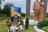 У Сьомаках відкрили Алею пам’яті захисників України