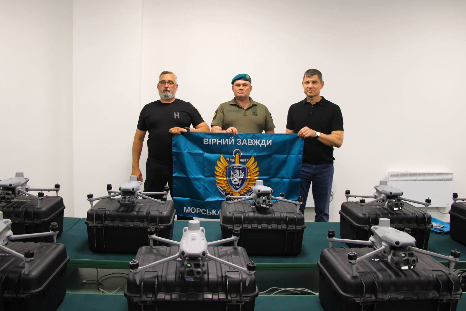 За кошти обласного бюджету для 37-ї окремої бригади морської піхоти передали 10 дронів