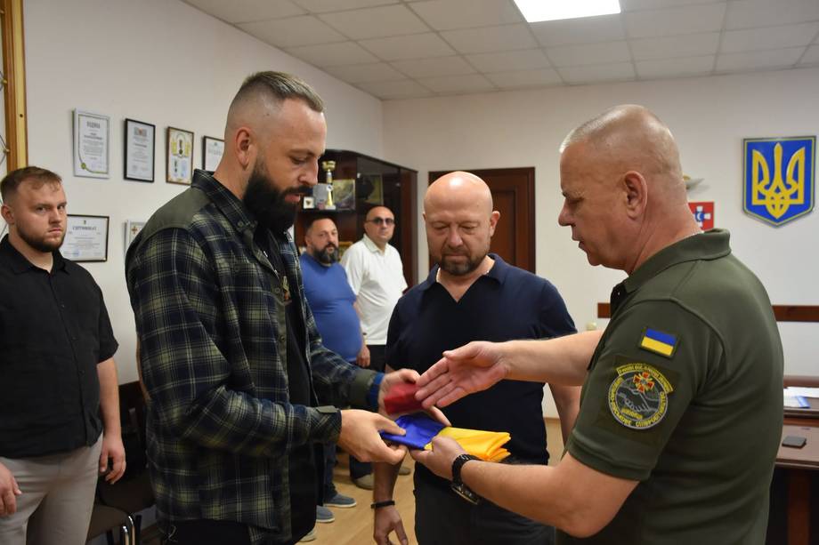 Юрія Оляновського із села Пустовійти Уланівської громади нагорожено медаллю «За врятоване життя»